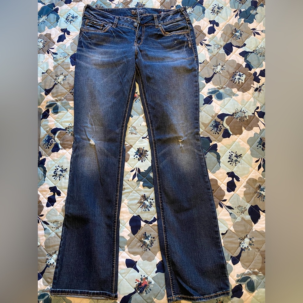 Silver Jeans Dark Blue Boot Cut Women's Jeans